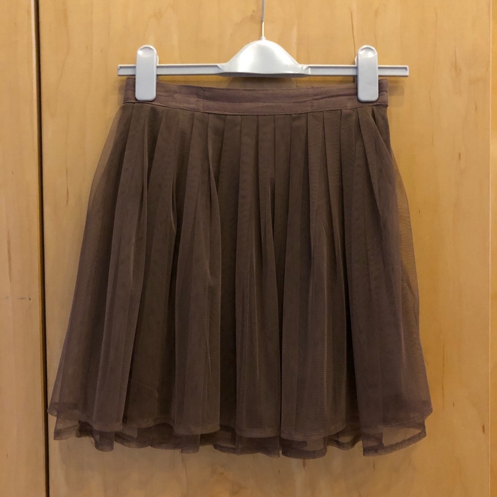 Mauve tulle skirt